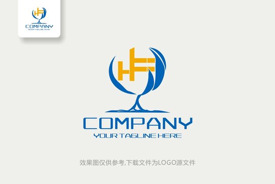 HF电子行业网络科技LOGO