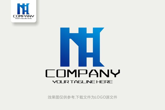 HN字母标志网络科技logo