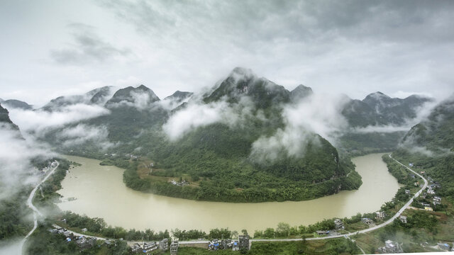 红水河湾