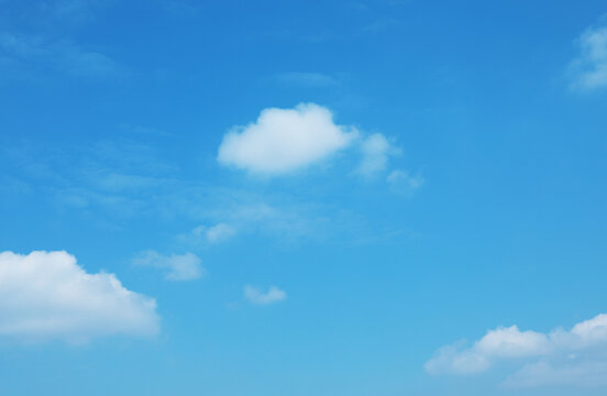 蓝天白云系列阳光充足晴天