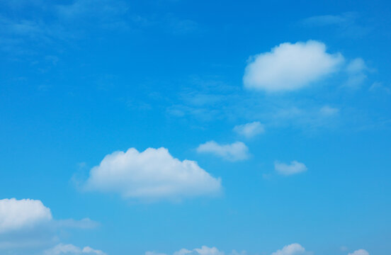 阳光天空睛天蓝天白云背景