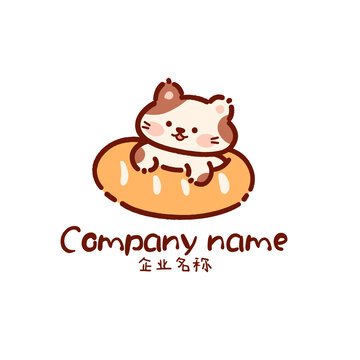 卡通猫咪logo