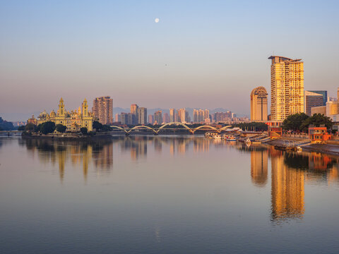 福州市闽江风光