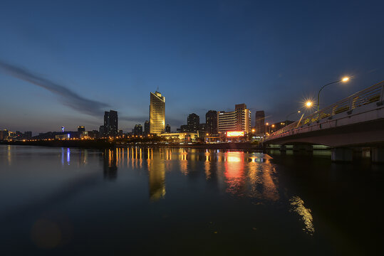 厦门筼筜湖夜景