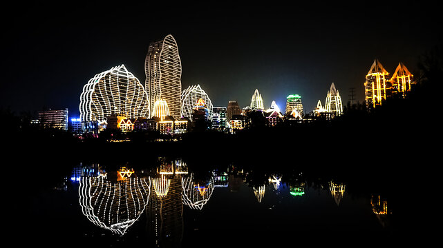 西双版纳夜景