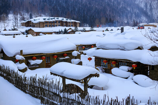 东北雪乡雪景