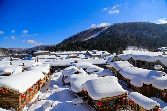 东北雪乡雪景