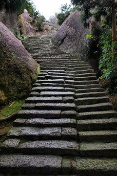 太姥山石头台阶