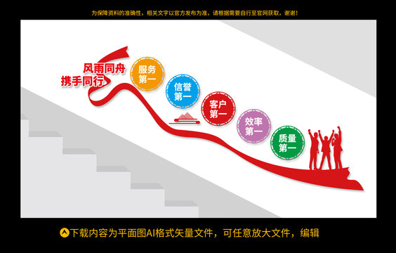 企業(yè)樓梯文化墻