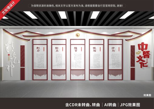 中醫(yī)文化展示展廳墻