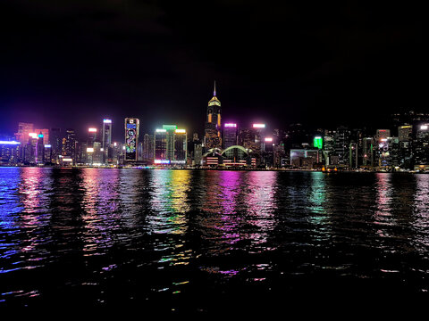 维多利亚港夜景