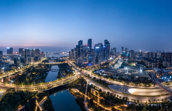 深圳南山前海夜景