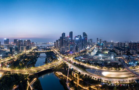 深圳南山前海夜景