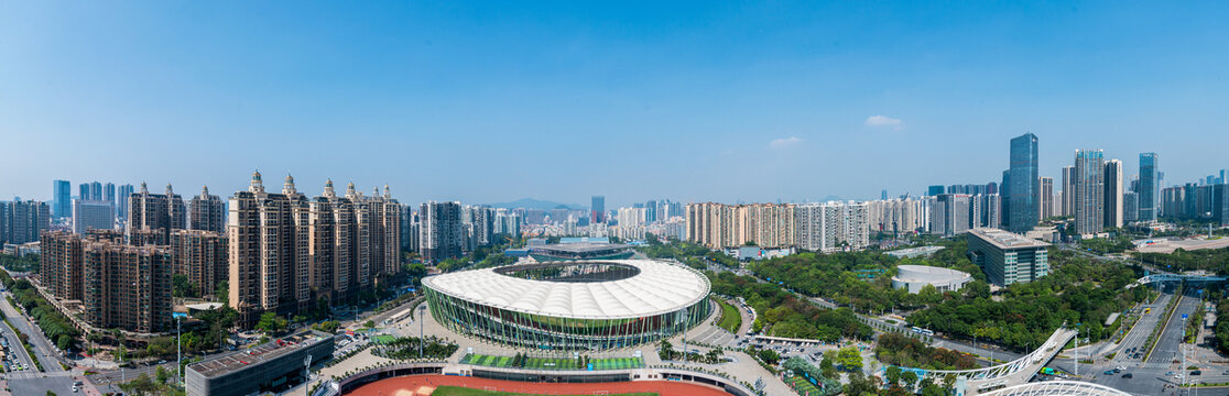 深圳宝安中心区全景