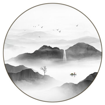 水墨山水畫