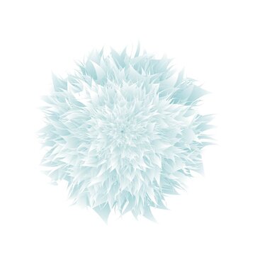 層次豐富的花瓣圖形矢量圖