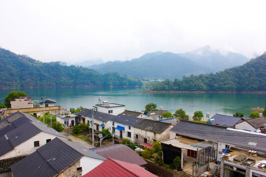 黄山太平湖曙光村