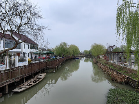 新农村建设由桥村龙虾湾