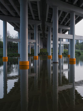 桥梁建筑特写