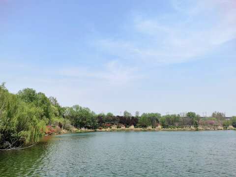 湖边风景