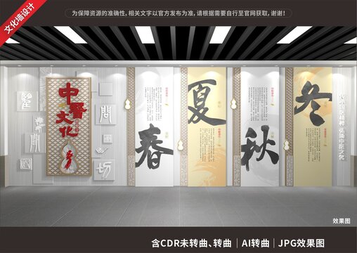 中醫(yī)文化展示展廳墻