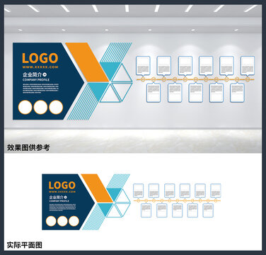 企業(yè)宣傳展板公司辦公室墻