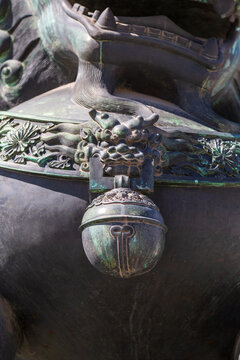 北京故宫青铜狮
