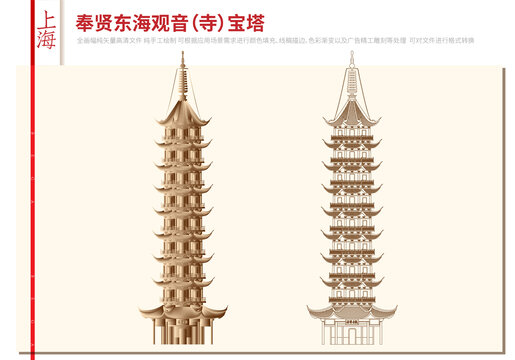 上海奉賢東海觀音寺寶塔