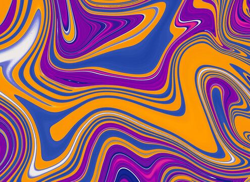 紫色抽象波纹