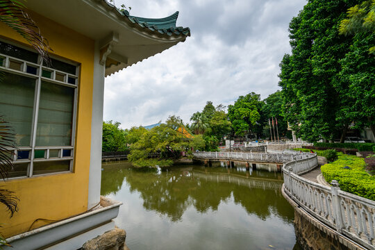 江门新会古代园林景观