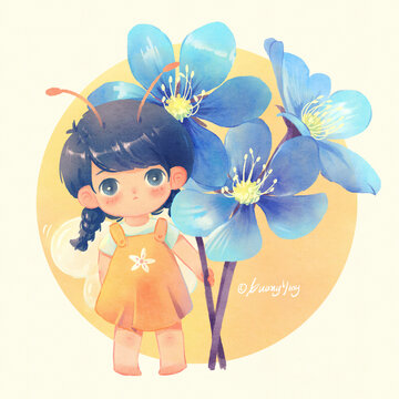 花仙子插畫