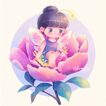 花仙子插畫