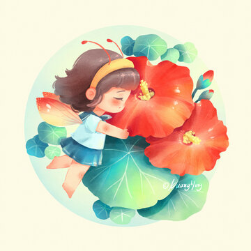 花仙子插畫(huà)