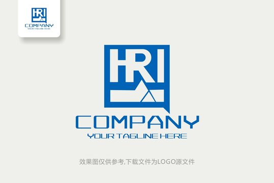 HR時(shí)尚創(chuàng)意原創(chuàng)logo
