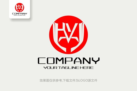 HV字母电子化工网站logo