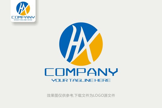 HX字母標(biāo)志互聯(lián)網(wǎng)LOGO
