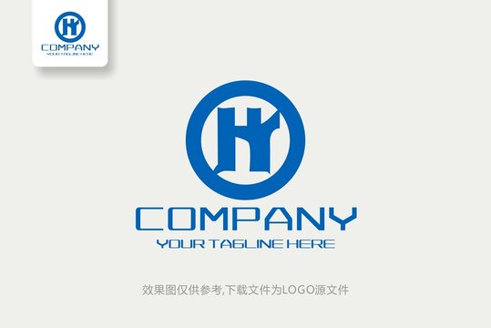 H字母电子科技数码LOGO