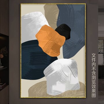 侘寂風(fēng)抽象油畫