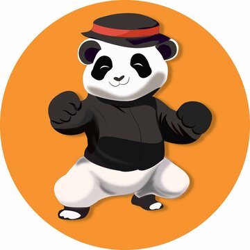 功夫卡通熊貓
