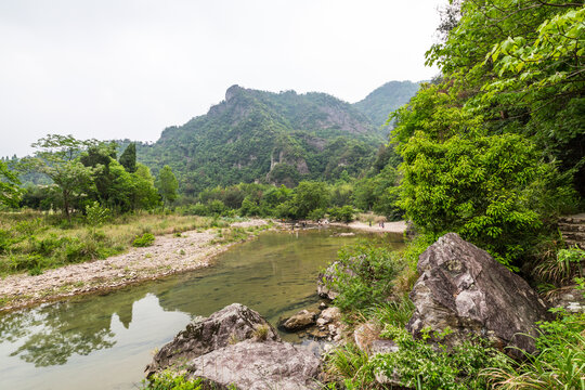 石桅岩景区山水风光