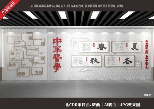 中醫(yī)文化展示展廳墻