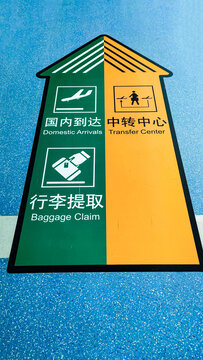 飞机场标识标牌指示牌导视牌