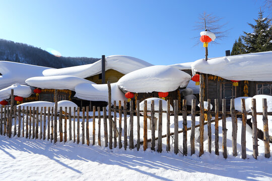 雪乡全景