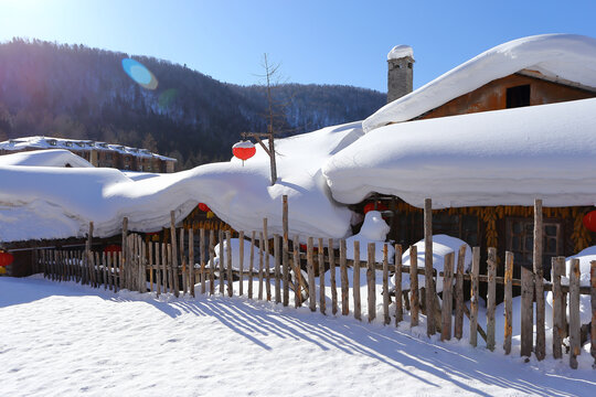 雪乡全景