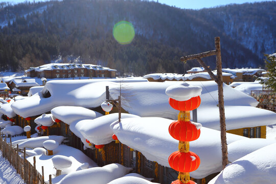 雪乡全景