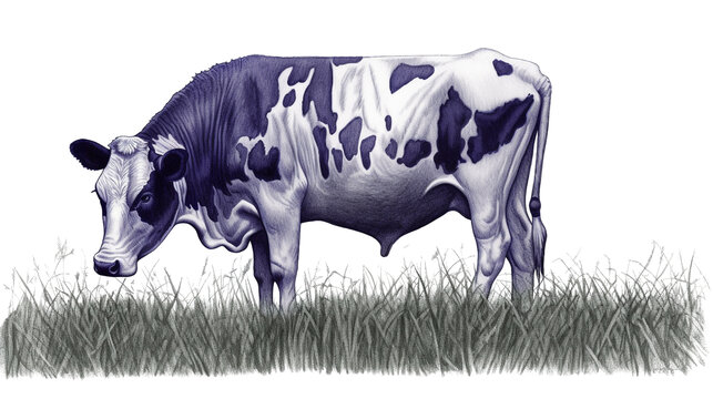 奶牛插畫(huà)