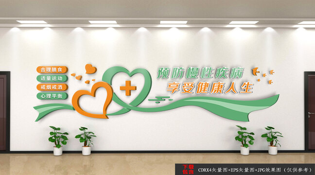 慢性病防控文化墻