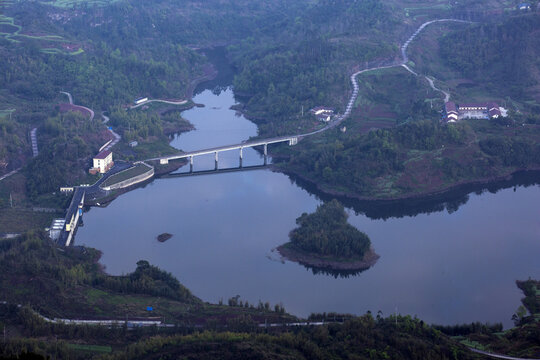 永川茶山竹海远眺