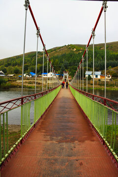 乡村吊桥索桥