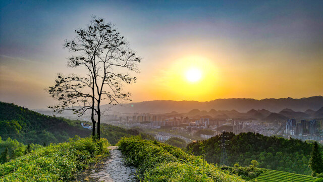 夕阳落日